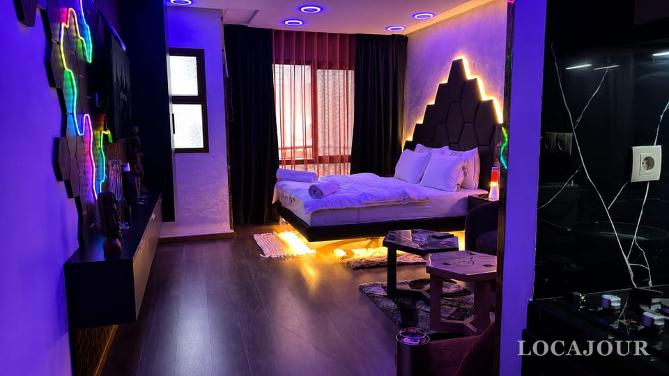 A RABAT AGDAL LED, appartement meublé 1 chambre à Agdal, Rabat